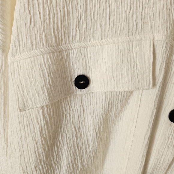 Zara white oversized shacket shirt -XS - Picture 5 of 6